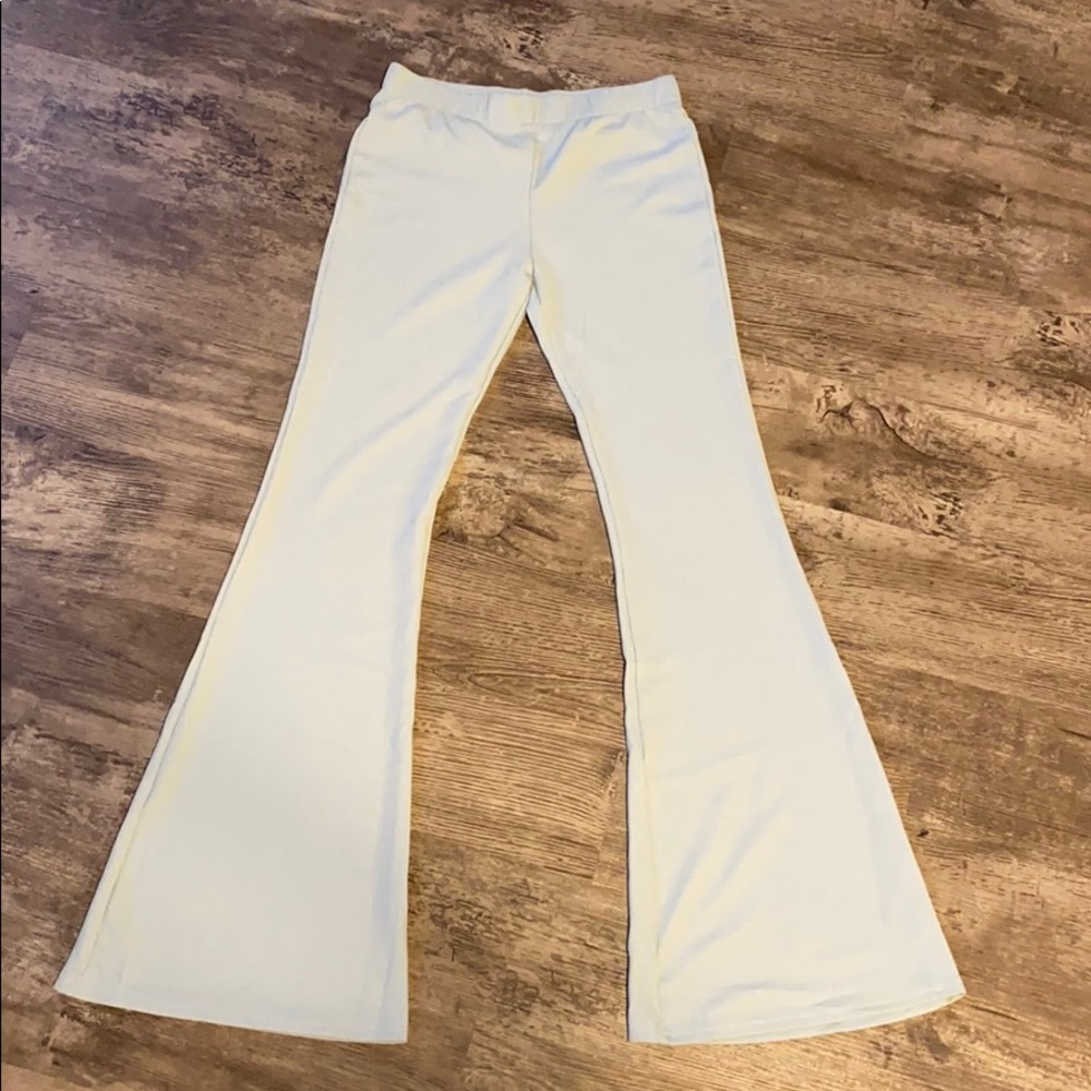 High waist flares bottom leggings